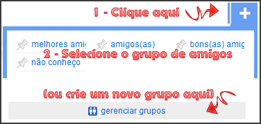 Enviando recados em massa no orkut