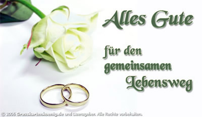 alles gute hochzeit