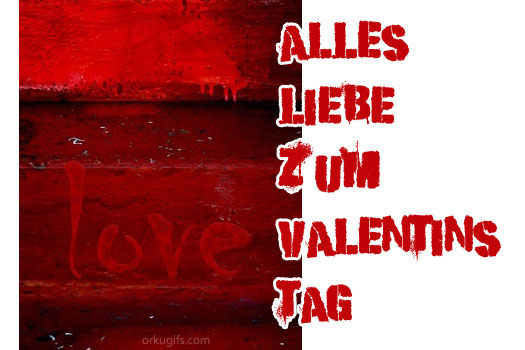 Alles Liebe zum Valentins Tag