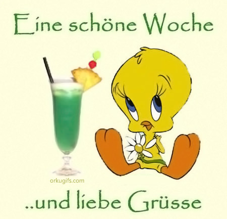 Eine schöne Woche und liebe Grüsse