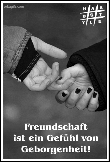 Freundschaft ist ein Gefühl von Geborgenheit!