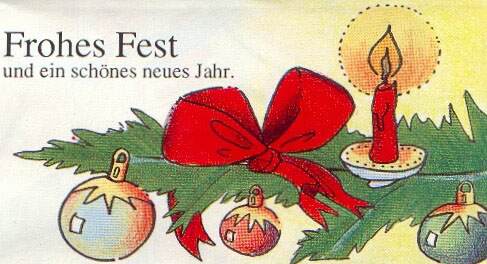 Frohes Fest und ein schönes neues Jahr