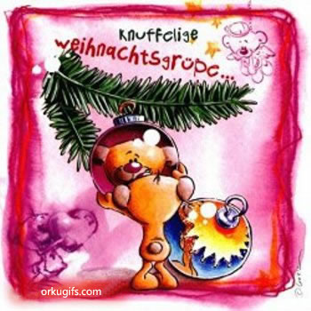 Knuffelige Weihnachtsgrüße