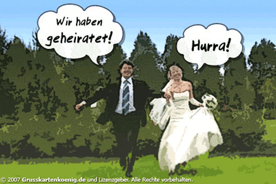 Wir haben geheiratet!