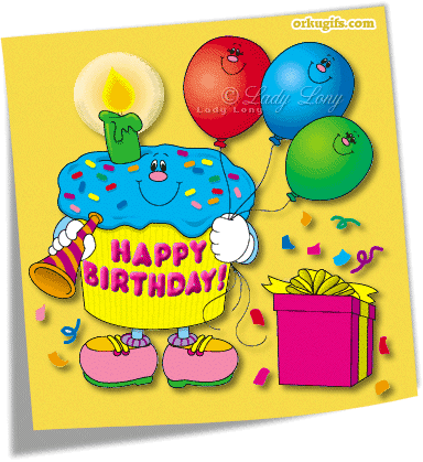 Happy Birthday Balloons Gif. Happy Birthday
