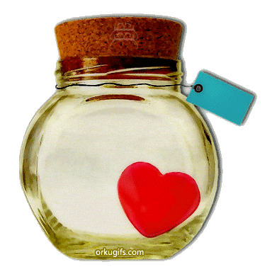 Heart in flask