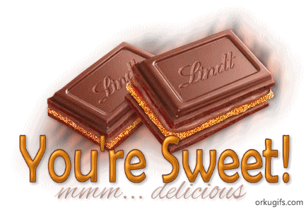 You're sweet! mmm... delicious