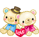 Couple of teddy bears