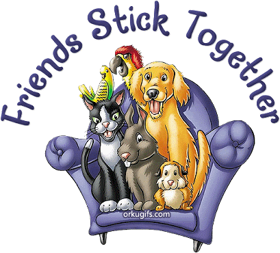 Friends stick together