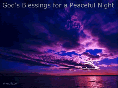 God's Blessings for a Peaceful Night