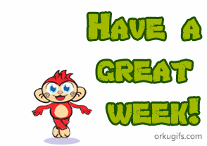 Have a great week!