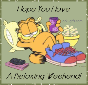 Hope you have a relaxing weekend!