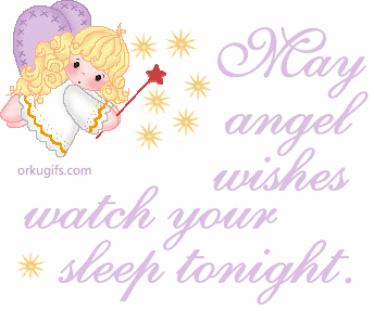 May angel wishes watch your sleep tonight