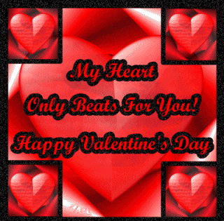 My heart only beats for you! Happy Valentine's Day