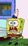 Scared Spongebob