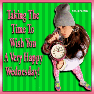 Taking the time to wish you a very happy Wednesday! 