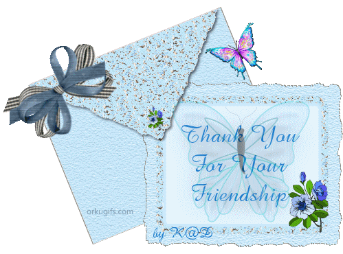 Thank you for your friendship - Images and gifs for social networks