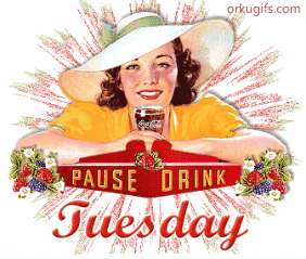 Tuesday: Pause drink