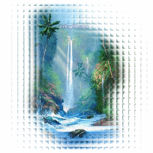 Waterfall in the paradise
