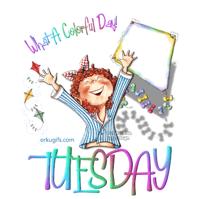 What a colorful day! Tuesday