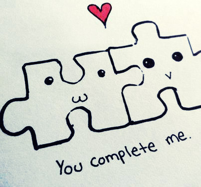 You complete me