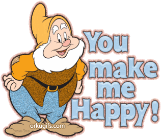 You make me happy!