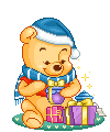 Bebé Pooh con regalos