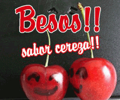 Besos! sabor cereza!