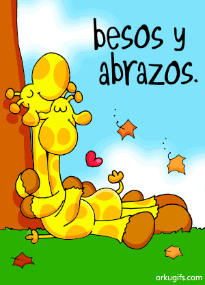 Besos y abrazos