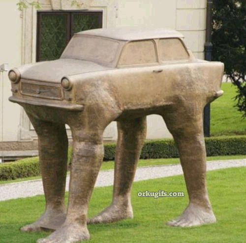 Coche de Flintstones