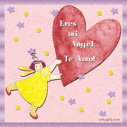 Eres mi ángel... Te amo!