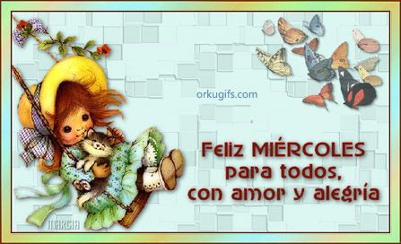 Feliz Miércoles para todos con amor y alegría