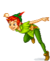 Peter Pan volando