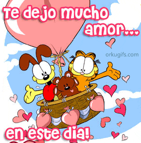 Te dejo mucho amor en este día!