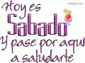 imágenes y comentarios de Sabado 