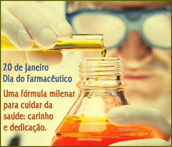 20 de Janeiro - Dia do Farmacêutico. Uma fórmula milenar para cuidar da saúde: carinho e dedicação