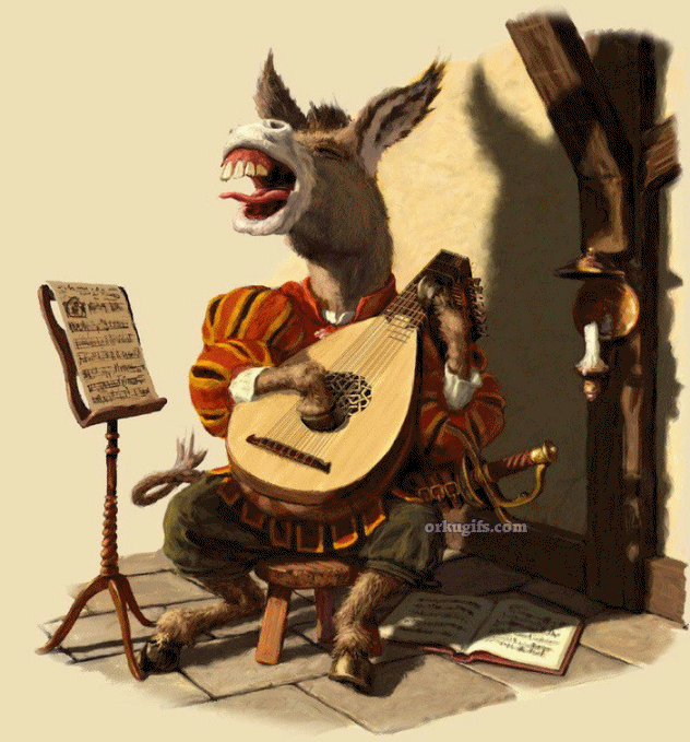Burrinho cantando