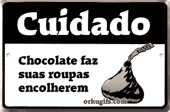 Cuidado! Chocolate faz suas roupas encolherem