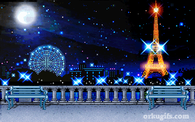 Fogos de artifício em Paris