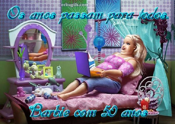 Os anos passam para todos. Barbie com 50 anos