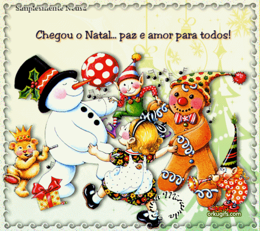 Chegou o Natal... Paz e amor para todos!