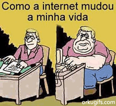 Como a internet mudou a minha vida