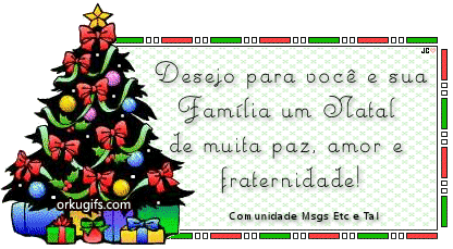 Desejo para você e sua família um Natal de muita paz, amor e fraternidade!  - Imagens e Mensagens para Facebook