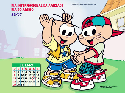 Dia Internacional da Amizade - 20 de Julho