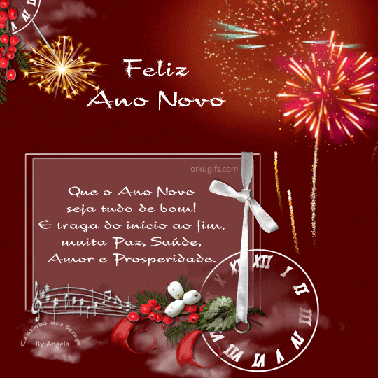 Feliz Ano Novo! Que o Ano Novo seja tudo bom! E traga do início ao fim,  muita Paz, Saúde e Amor. - Imagens e Mensagens para Facebook