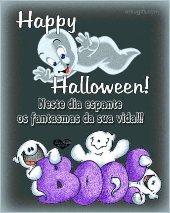 Happy Halloween! Neste dia espante os fantasmas da sua vida! - Imagens e  Mensagens para Facebook