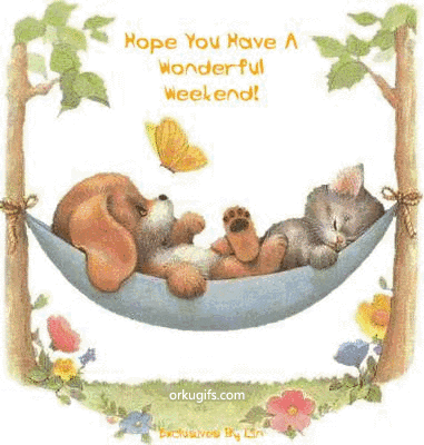 Hope you have a wonderful weekend!