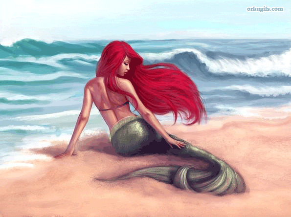 Mermaid on the beach