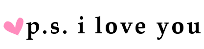 p.s. i love you