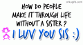 Comments, Graphics - Sister 
